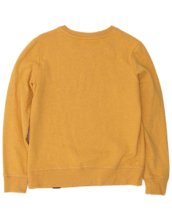 Superdry Damen-Sweatshirt-Pullover in Übergröße, Gr. 8, Gelb, Baumwolle
