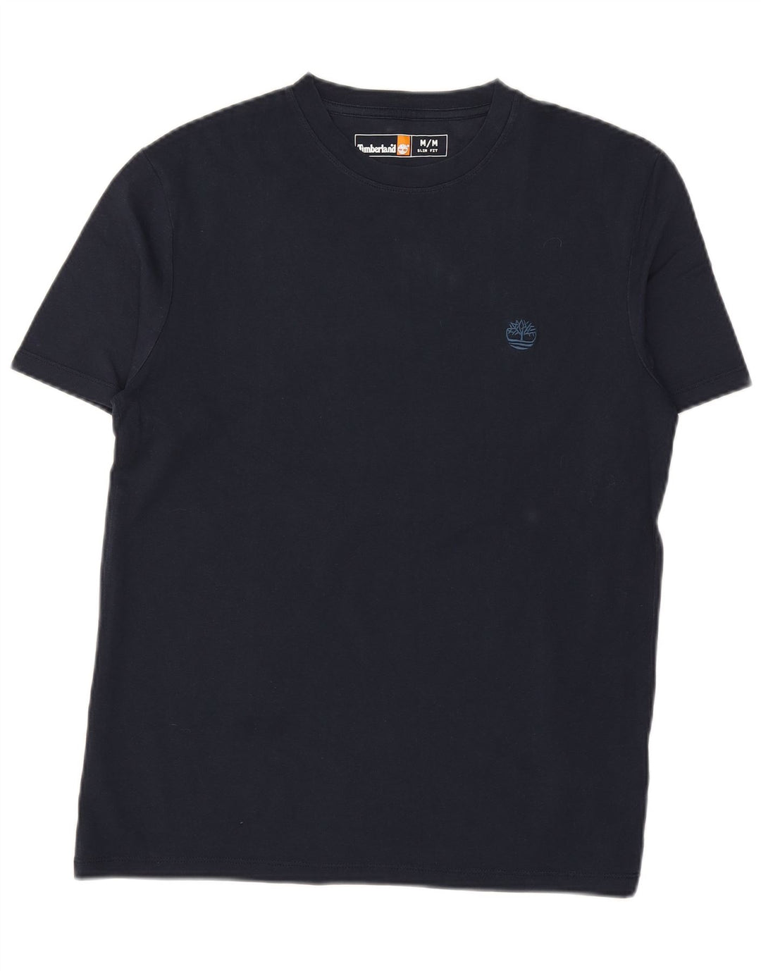 TIMBERLAND Slim Fit T-Shirt-Oberteil für Herren aus mittelblauer Baumwolle