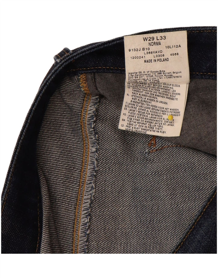 Lee Damen Norma Slim Jeans W29 L26 marineblaue Baumwolle