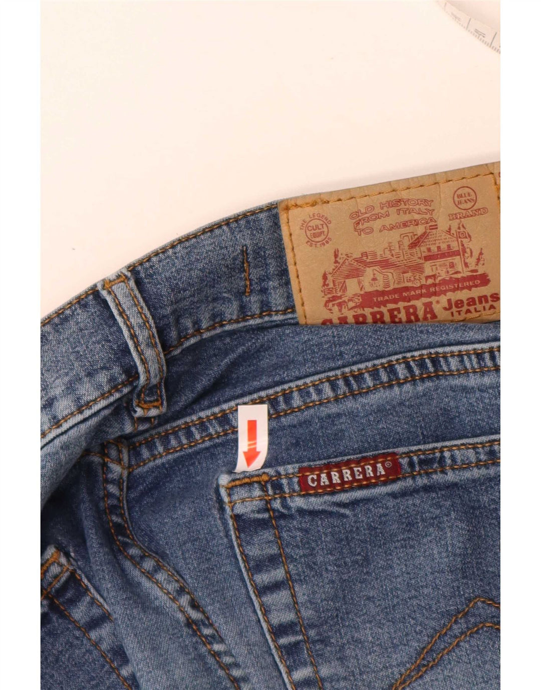 Carrera Herren 700 Regular Slim Jeans W31 L34 Blaue Baumwolle