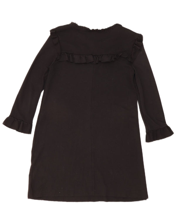 Zara Damen Pulloverkleid UK 10 Small Schwarz