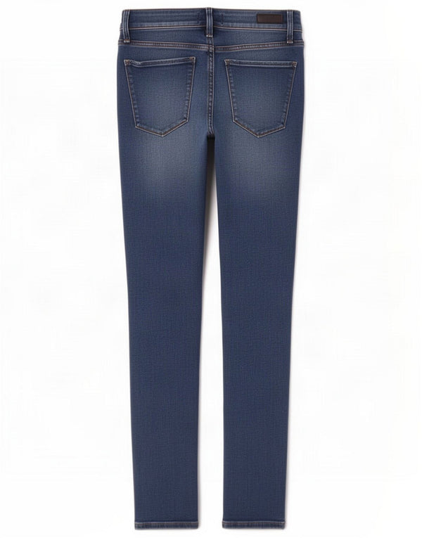 Abercrombie & Fitch Damen Skinny Jeans mit hohem Bund US 6 Medium W28 L28 Blau