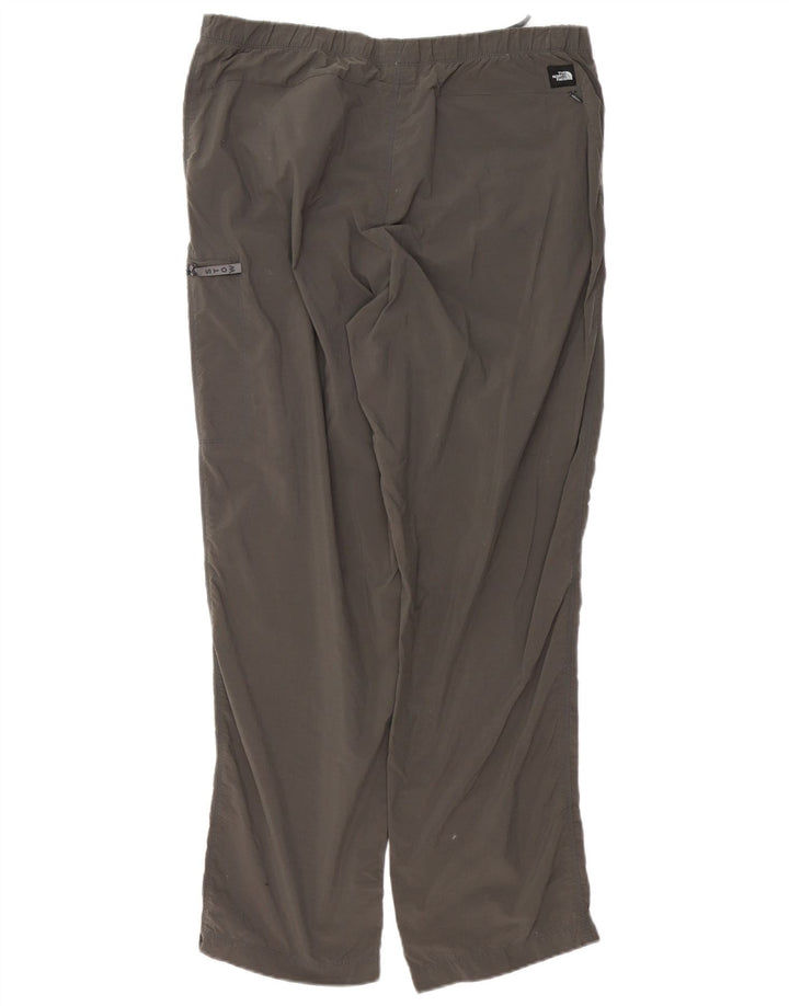Gerade Damen-Cargohose von THE NORTH FACE, Größe L, W32, L30, graues Nylon