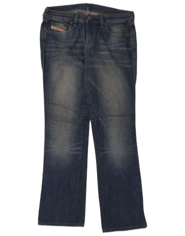 Diesel Damen Bootcut Jeans W32 L32 Blaue Baumwolle