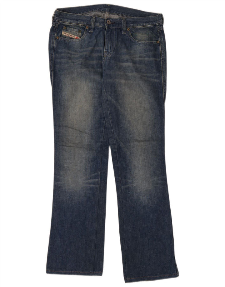 Diesel Damen Bootcut Jeans W32 L32 Blaue Baumwolle