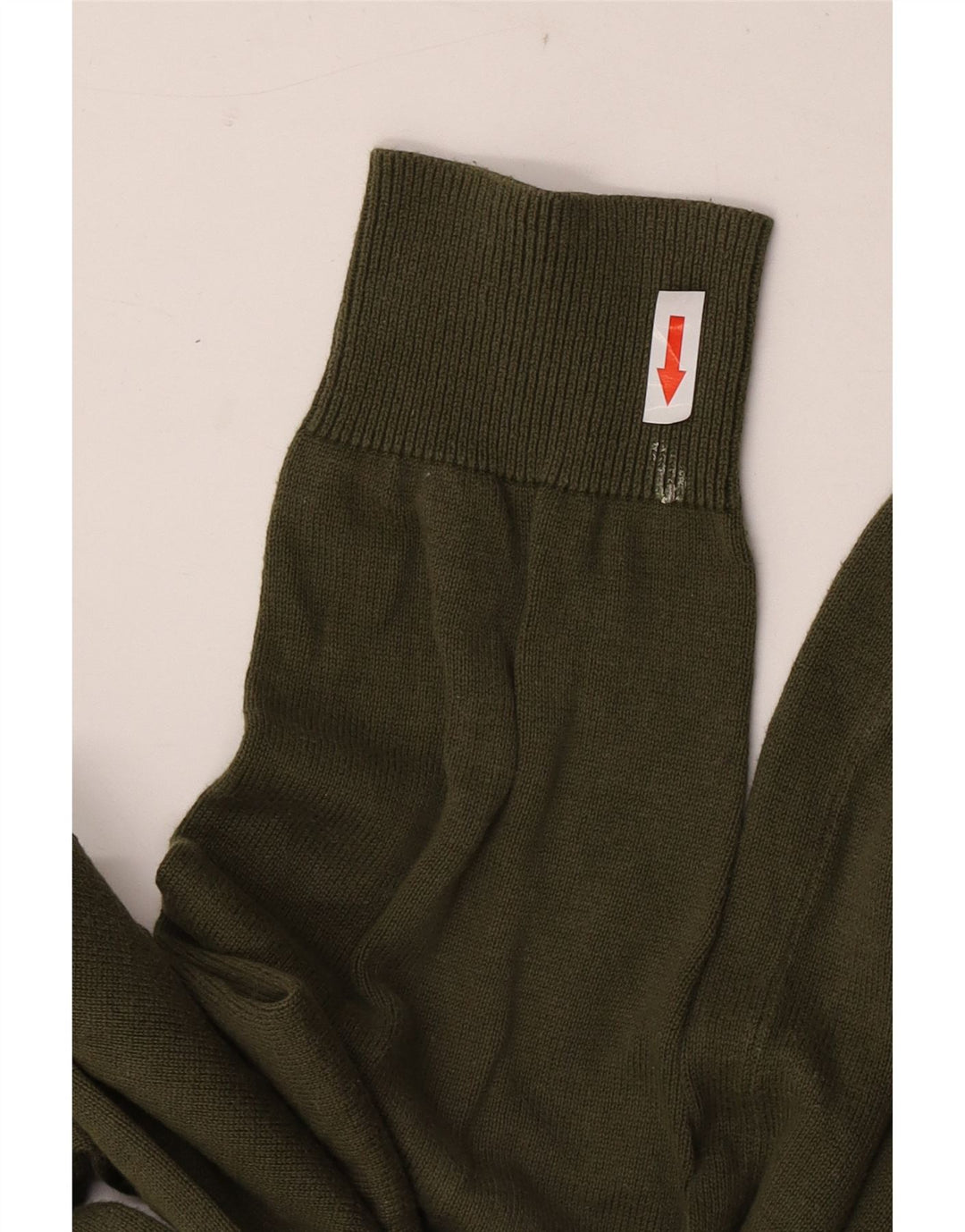 Crew Clothing Herren-Pullover mit Kragen, mittlere Khaki-Baumwolle