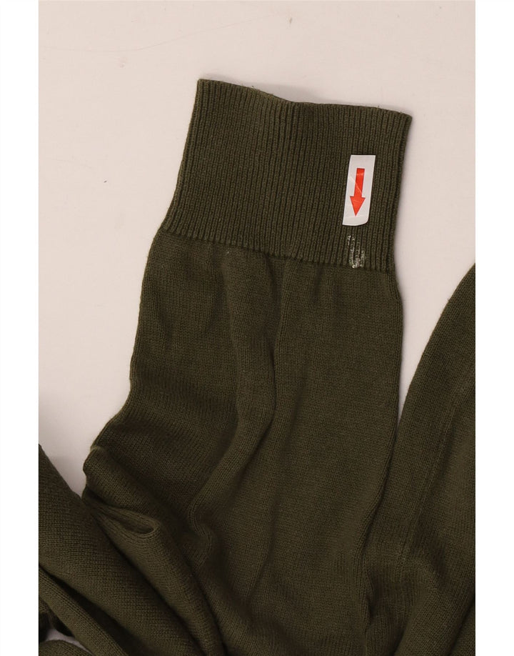 Crew Clothing Herren-Pullover mit Kragen, mittlere Khaki-Baumwolle