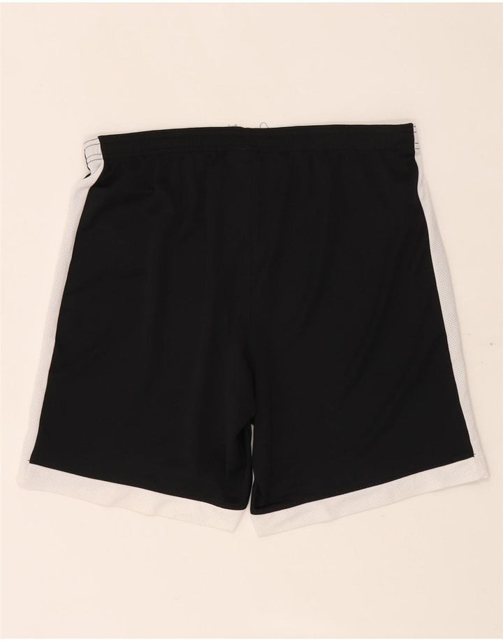Nike Herren-Sportshorts, mittelgroß, schwarzes Farbblock-Polyester