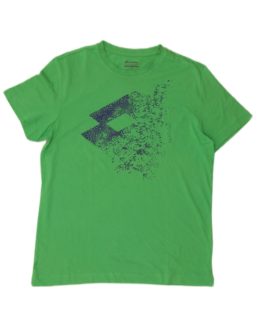 Lotto Herren Grafik-T-Shirt-Oberteil Mittelgrün
