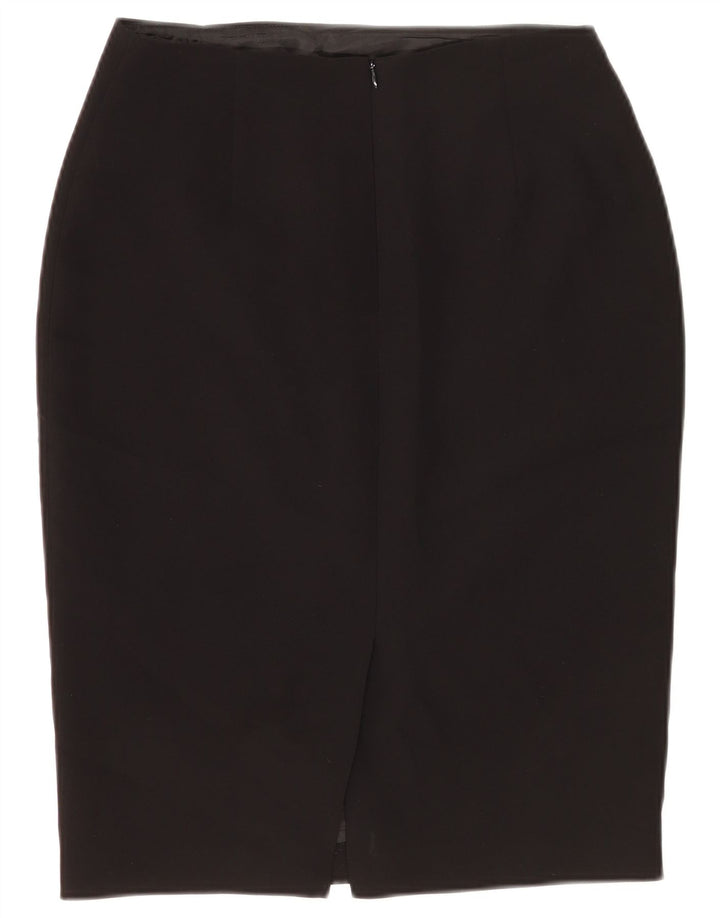 Hobbs Damen Bleistiftrock UK 10 Small W28 Schwarz Polyester
