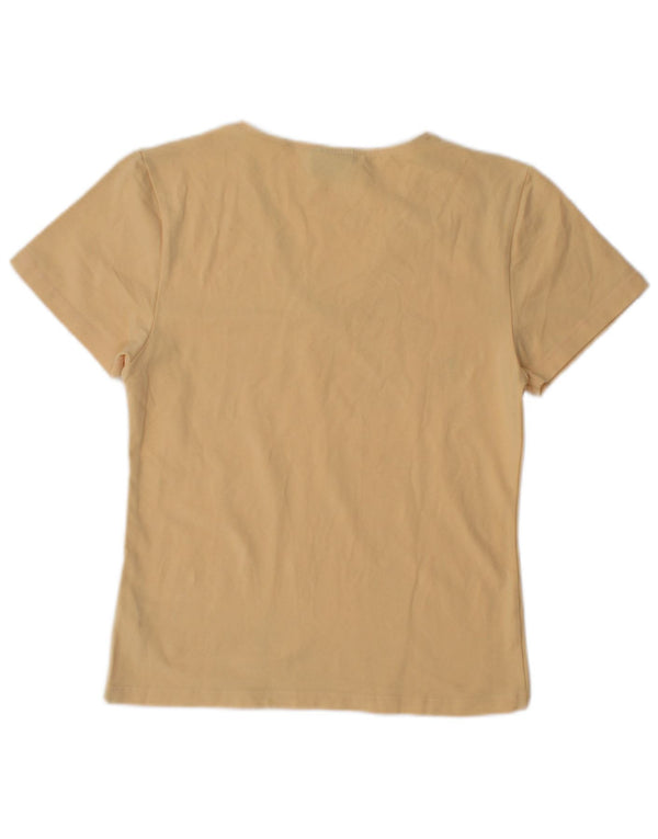 Champion T-Shirt-Top für Mädchen, 13–14 Jahre, XL, gelbe Baumwolle