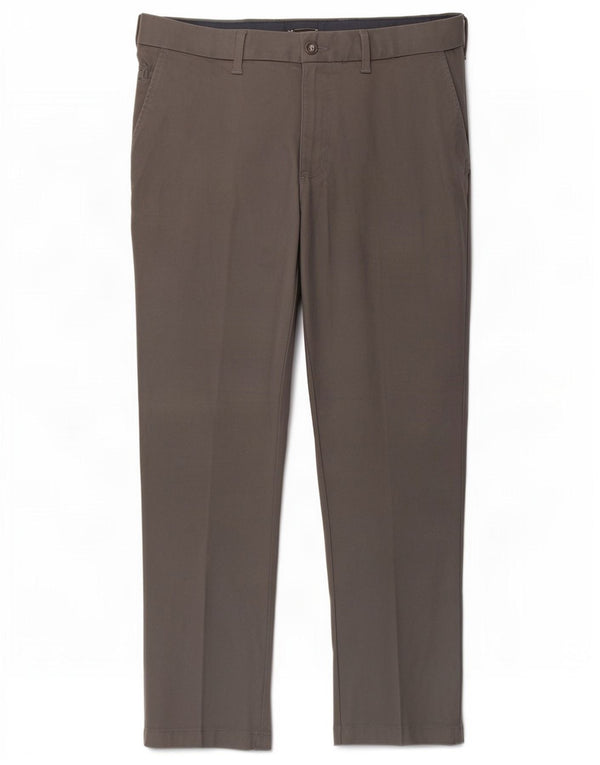 Marks & Spencer Herren Blue Harbor Tapered Chinohose W36 L29 Grau
