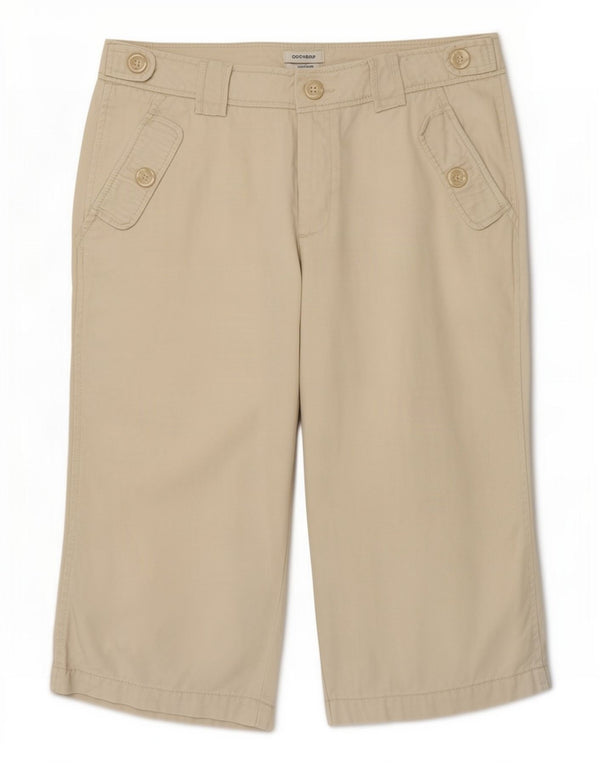 Dockers Womens Favorite Fit Bermuda Shorts US 8 Medium W30 Beige Baumwolle