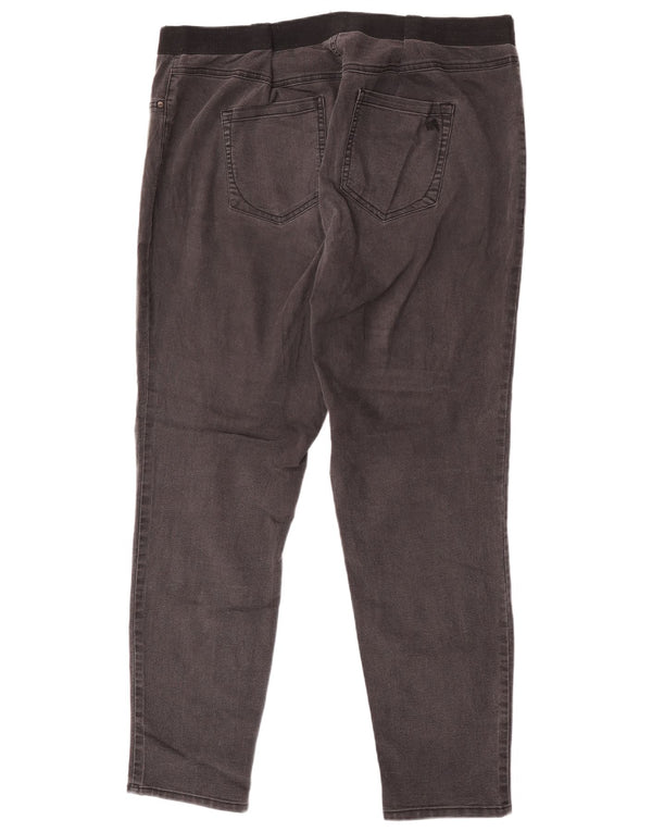 Marks & Spencer Damen Autograph Slim Jeans UK 20 2XL W40 L30 Schwarz Baumwolle