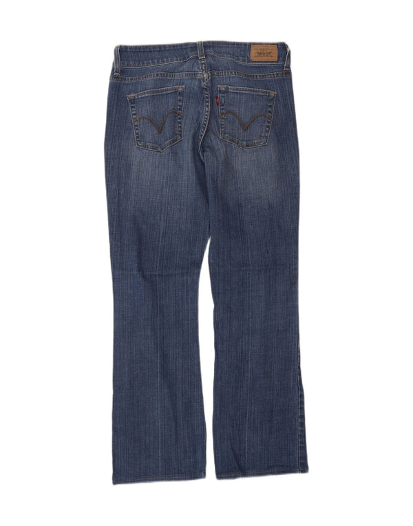 Levi's Damen Slender Bootcut Jeans US 6 Medium W30 L30 Blaue Baumwolle