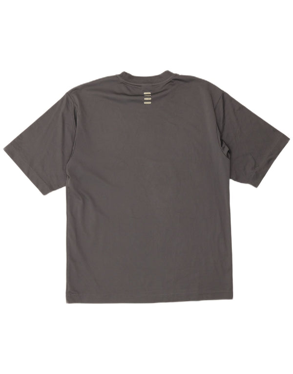 Fila Herren T-Shirt Top Small Grau Polyester