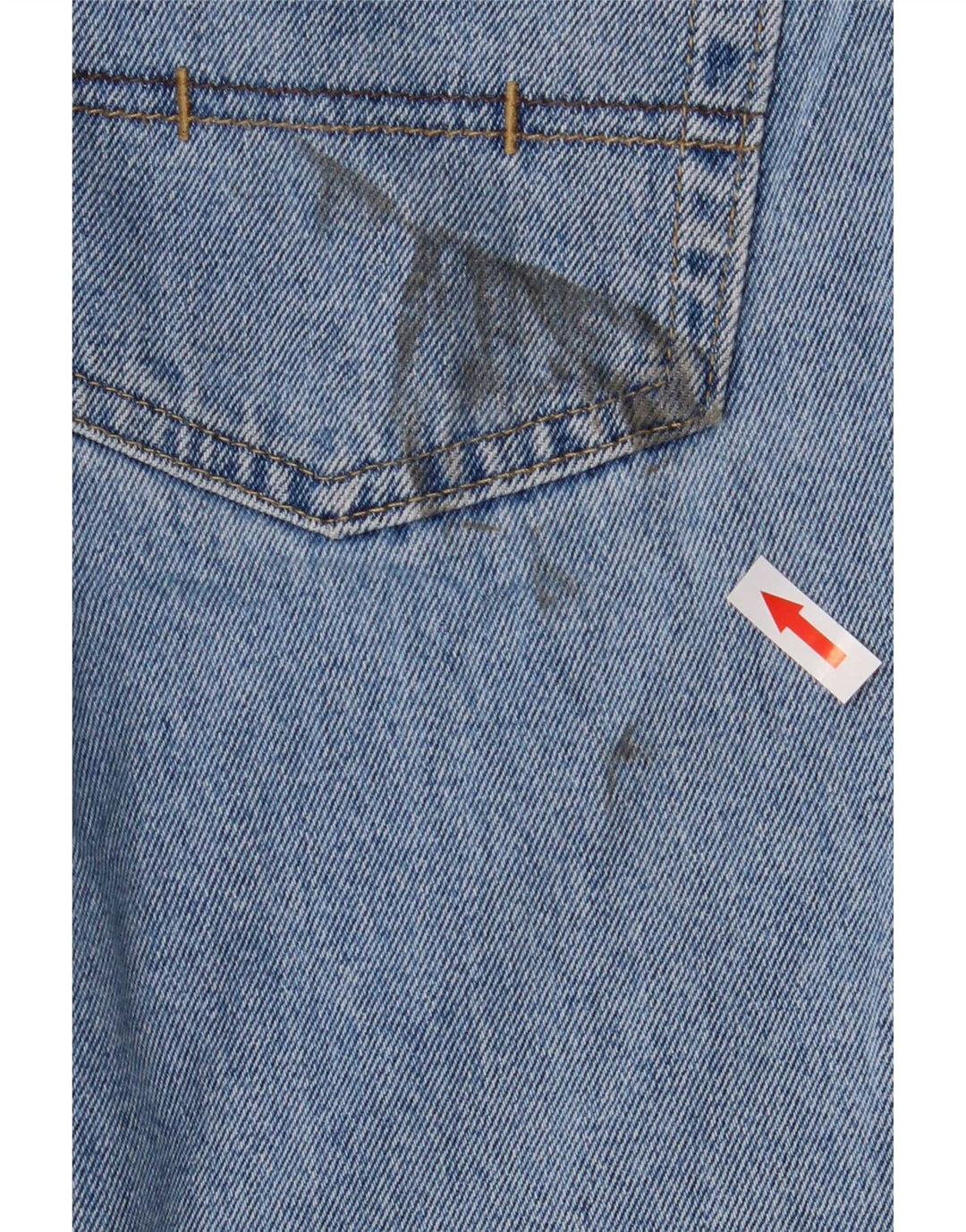 Marks & Spencer Herren Straight Jeans W32 L33 Blaue Baumwolle
