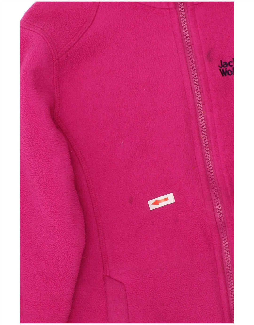 Jack Wolfskin Fleecejacke für Mädchen, 9–10 Jahre, rosa, Polyester