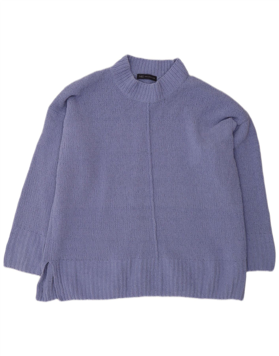 Marks & Spencer Damen-Pullover, übergroß, Rollkragenpullover, Gr. 18, XL, Lila