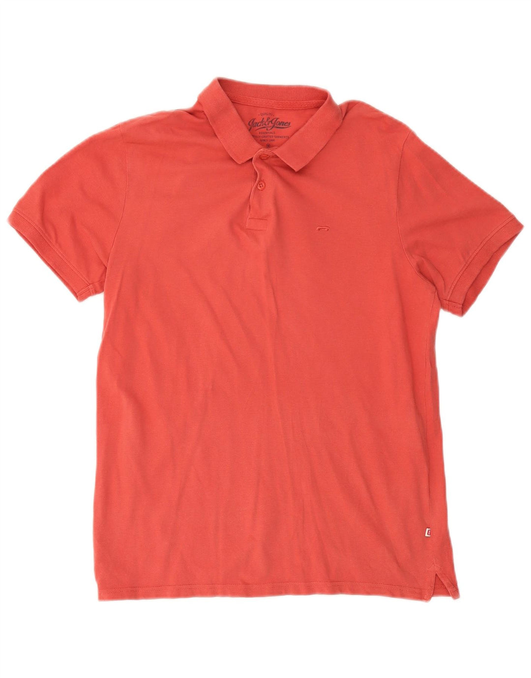 JACK & JONES Herren-Poloshirt aus mittelrosa Baumwolle