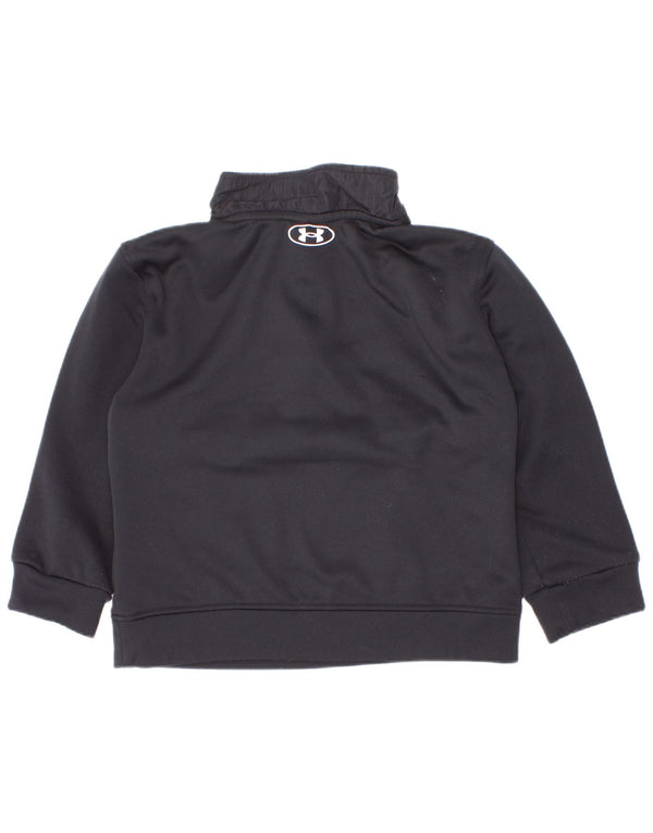 Under Armour Jungen-Sweatshirt mit grafischem Reißverschluss, 2–3 Jahre, Schwarz