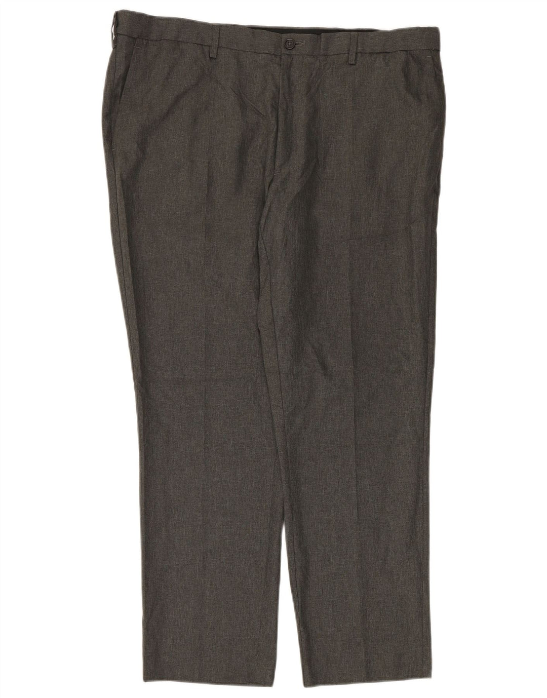 MARKS & SPENCER Herren Slim Fit Chinohose W40 L29 Grau Polyester