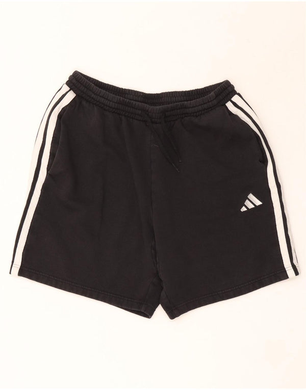 Adidas Herren Sport Shorts Große schwarze Baumwolle