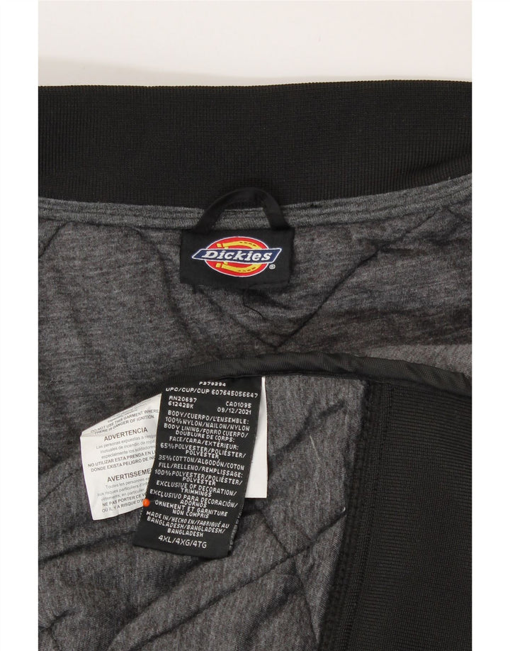 DICKIES Herren Steppjacke UK 48 4XL Schwarzes Nylon