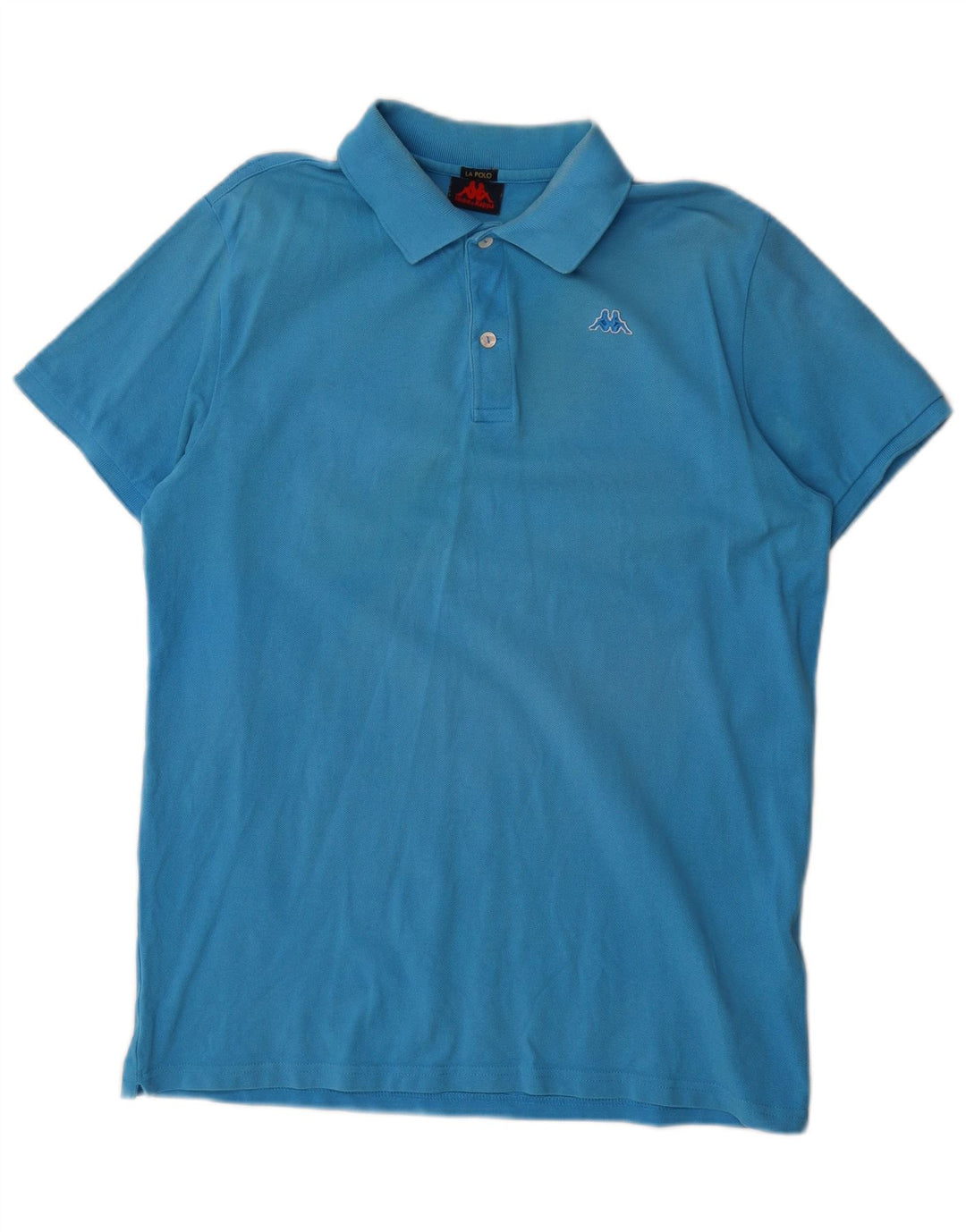 Kappa Herren Poloshirt XL Blau Baumwolle