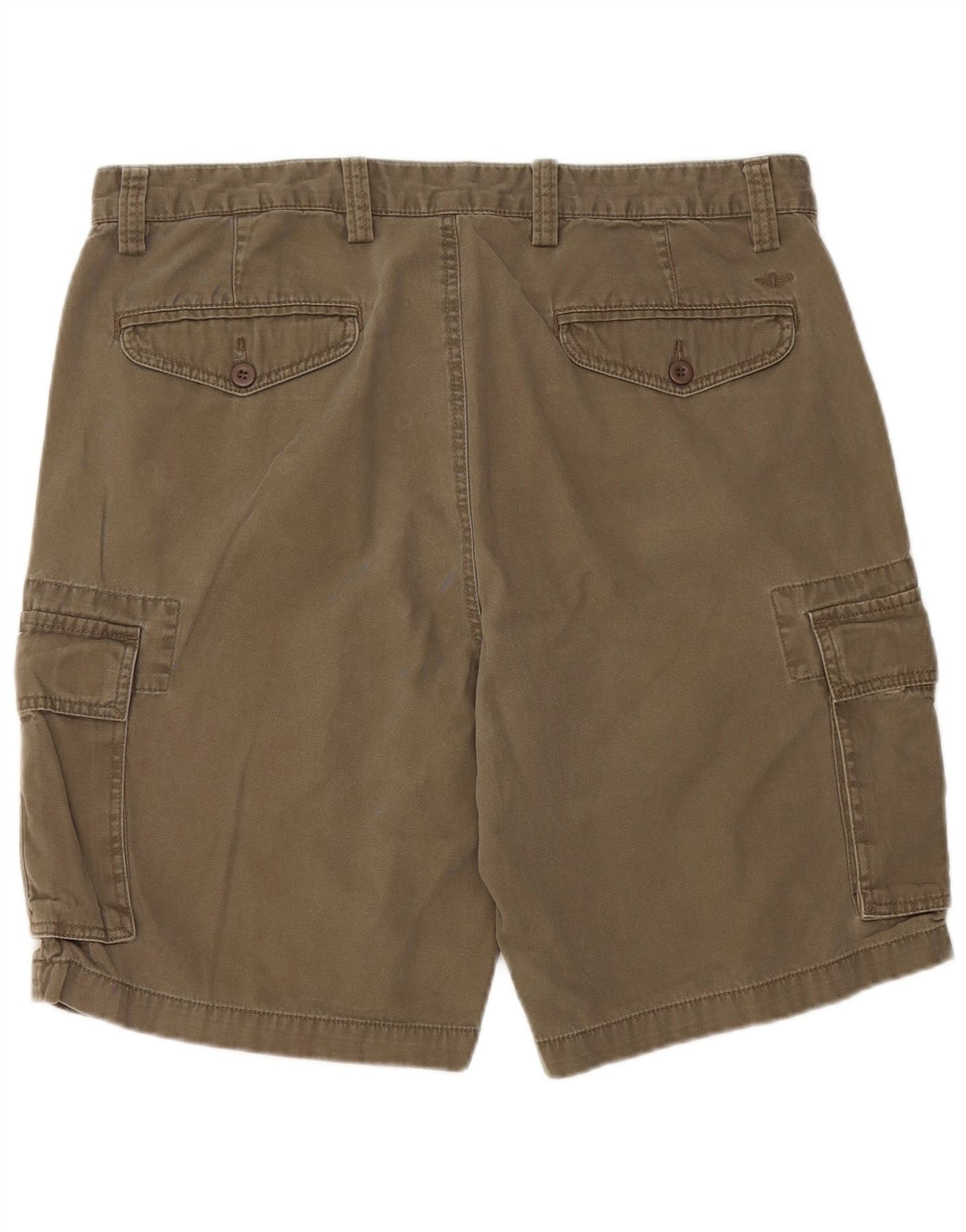 DOCKERS Herren Cargoshorts W36 Large Khaki Baumwolle