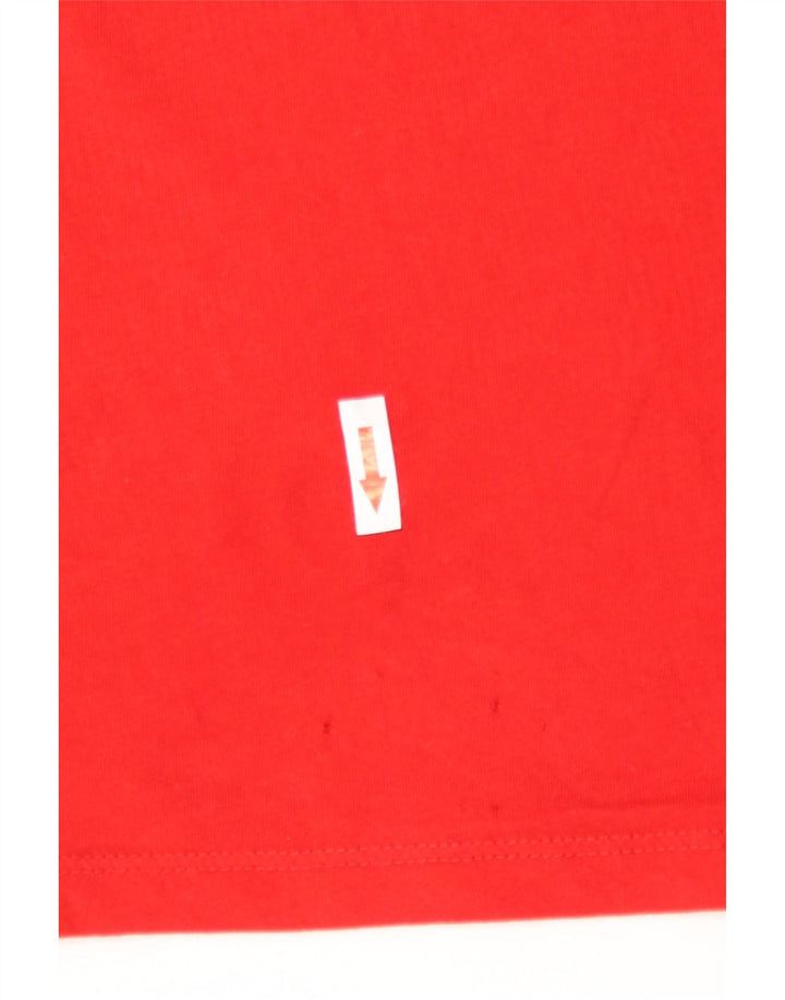 Tommy Hilfiger Damen T-Shirt Top UK 14 Large Rot