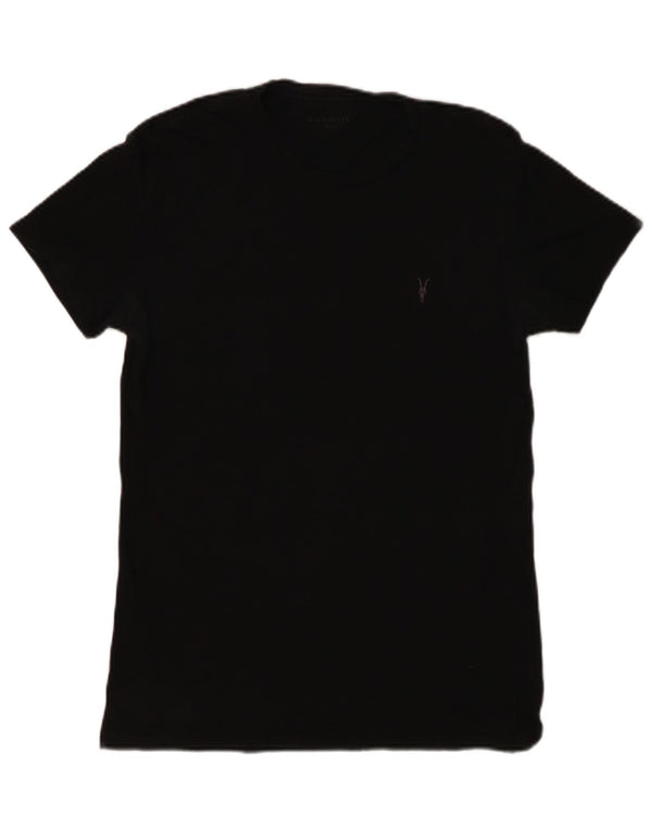 ALL SAINTS Mens T-Shirt Top Small Black Cotton