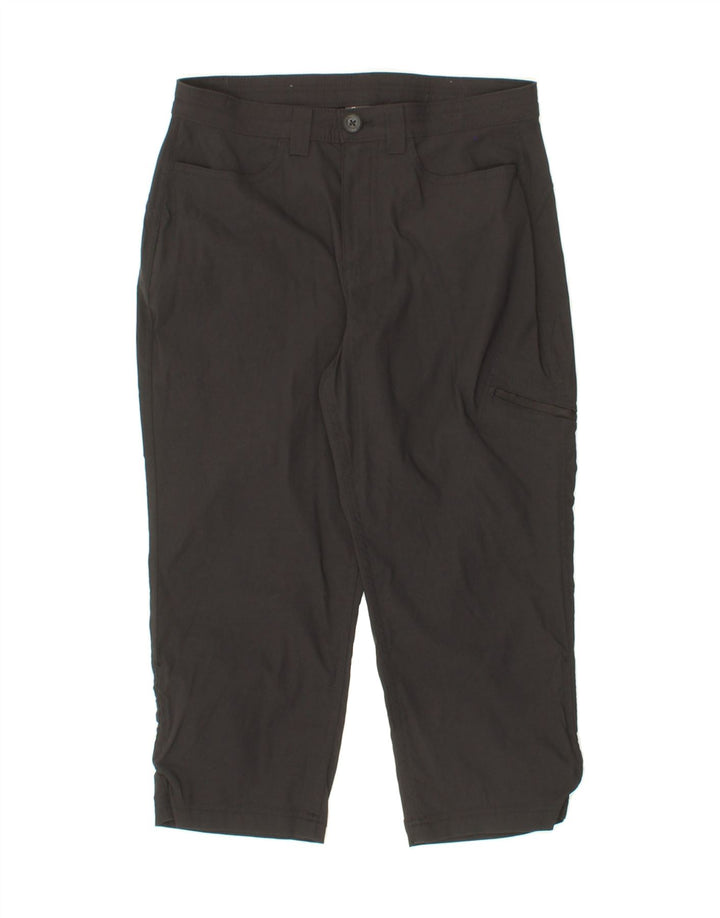 EDDIE BAUER Womens Straight Cargo Capri Trousers US 6 Medium W30 L21 Black Vintage Eddie Bauer and Second-Hand Eddie Bauer from Messina Hembry 
