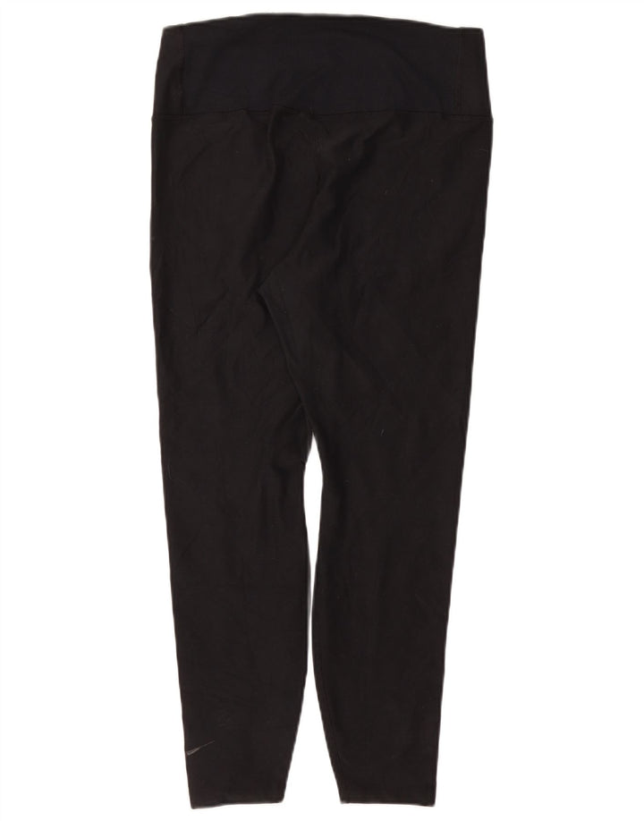 NIKE Damen Dri Fit Leggings UK 18 XL Schwarz Polyester