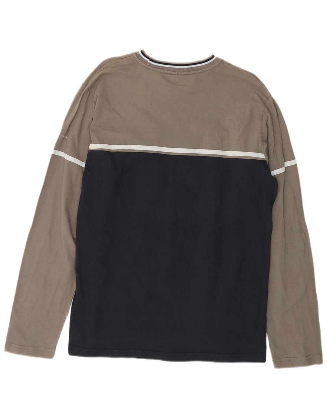 CHAMPION Herren-Top, langärmelig, XL, Grau, Colourblock-Baumwolle
