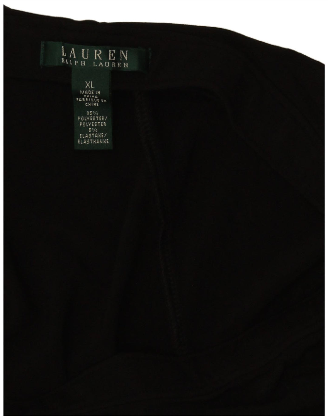 Ralph Lauren Damen Cullotes Shorts XL W40 Schwarz Polyester