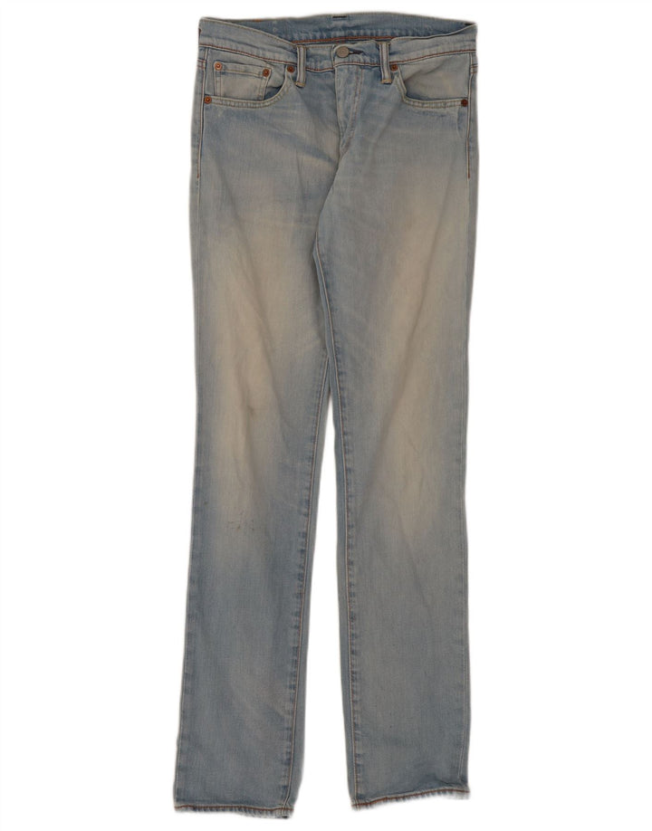 Levi's Damen 511 Slim Jeans W30 L34 Blaue Baumwolle