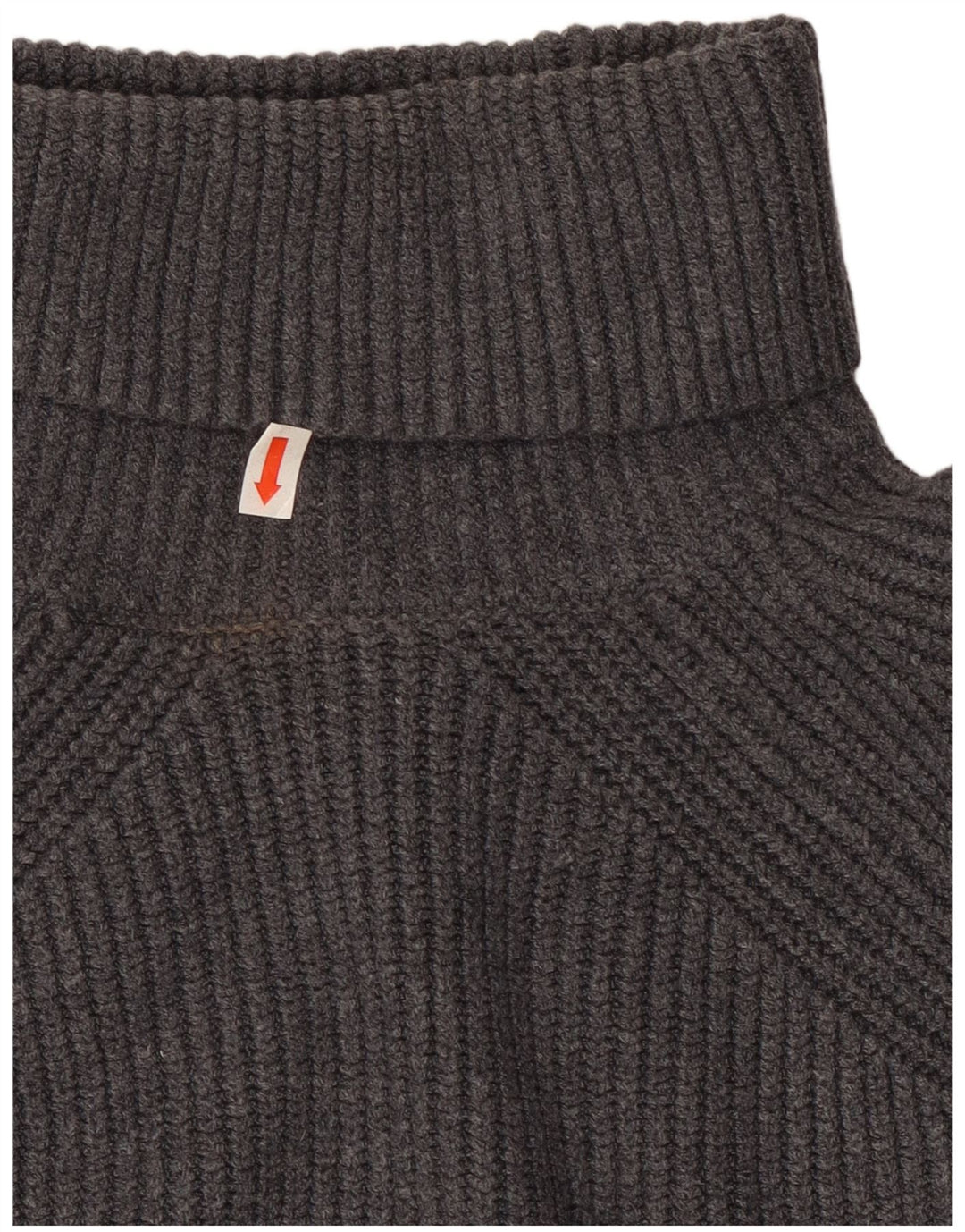 Marks & Spencer Damen Crop Rollkragenpullover Pullover UK 10 Small Grau