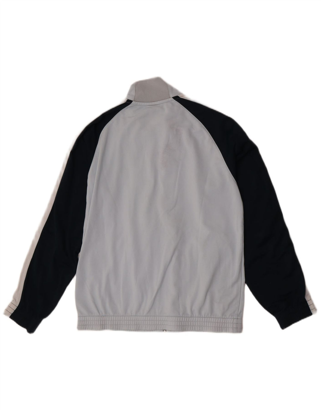 Nike Herren-Trainingsanzug-Top-Jacke, UK, Größe 35/37, klein, blaues Farbblock-Polyester