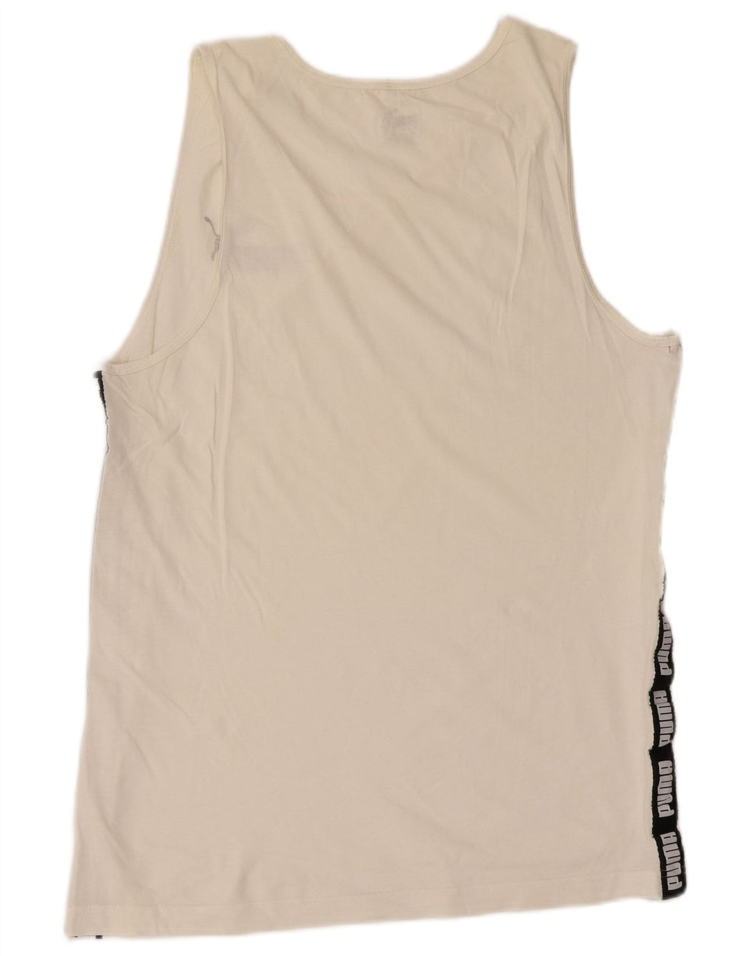 Puma Herren Grafik-Trägershirt Mittelweiß Farbblock