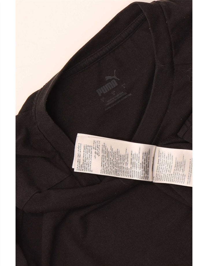 Puma Herren T-Shirt Top Large Schwarz Polyester