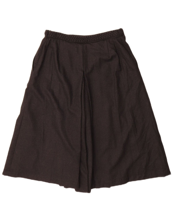 Rena Lange Damen Cullotes Casual Shorts UK 16 Large W30 Schwarze Schurwolle