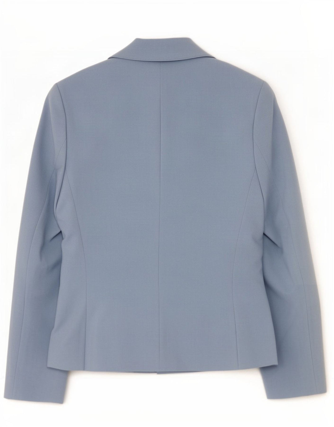 Zara Damen 5-Knopf-Blazerjacke EU 36 XS Blaues Polyester
