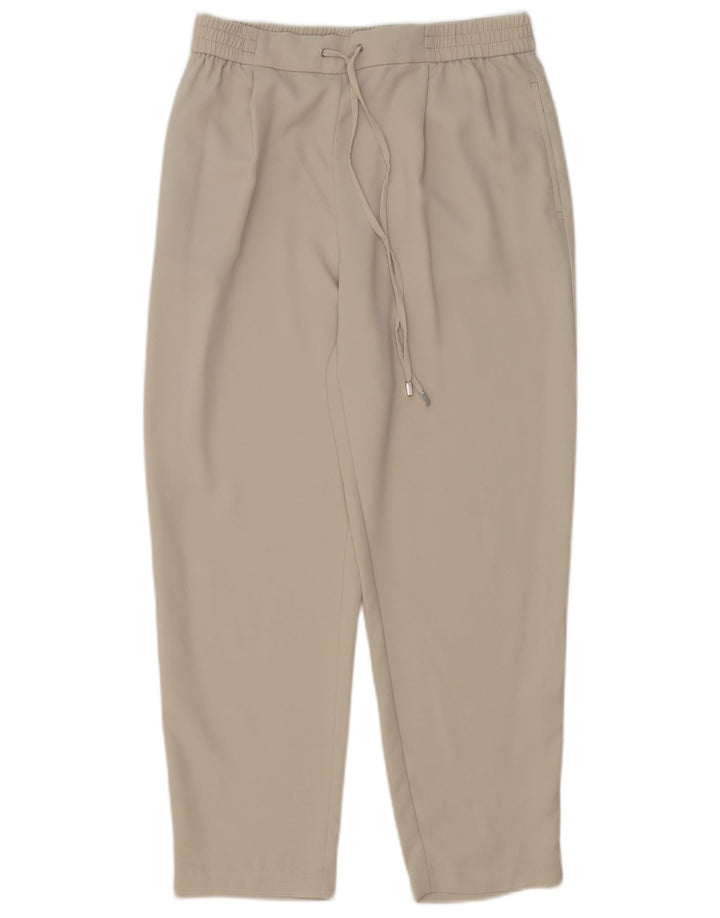 Zara Damen Tapered Casual-Hose, Größe S, W26, L25, Grau, Polyester