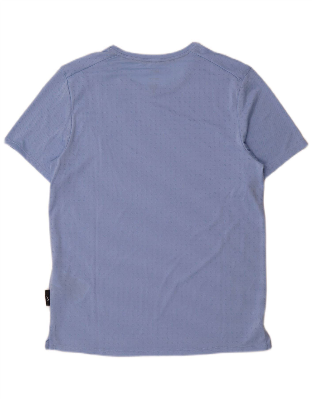 Nike Herren Dri Fit T-Shirt-Oberteil, klein, blau gepunktetes Polyester