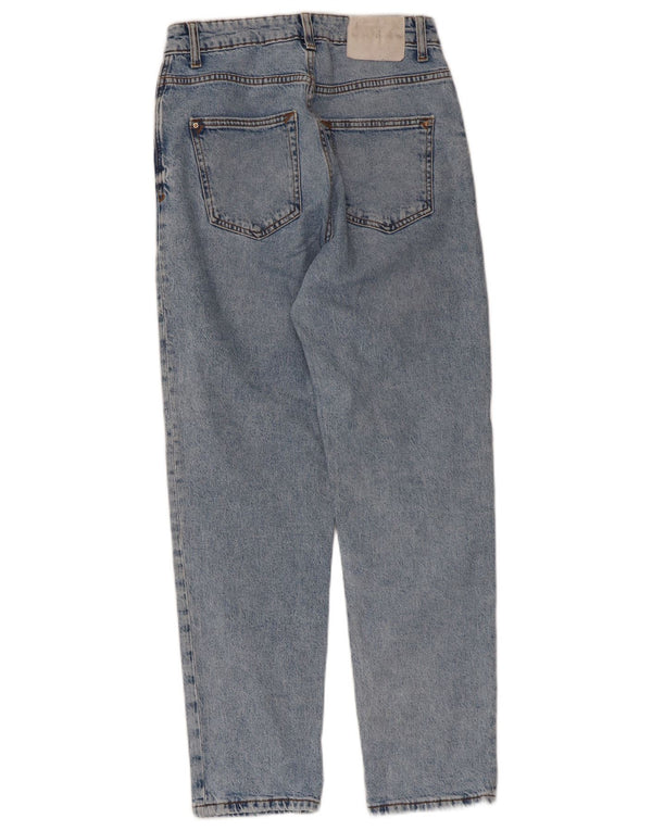 Zara Damen Tapered Jeans EU 38 Small W28 L27 Blau