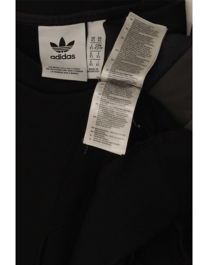 Adidas Herren Sweatshirt Pullover XS Schwarz Colourblock Polyester