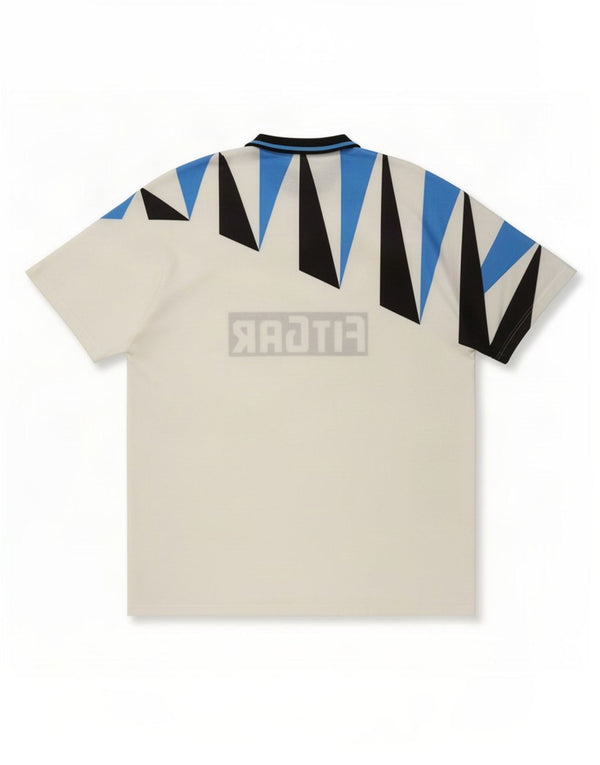 Umbro Herren Inter Mailand 1991-92 Auswärtstrikot XL Weiß Geometrisch