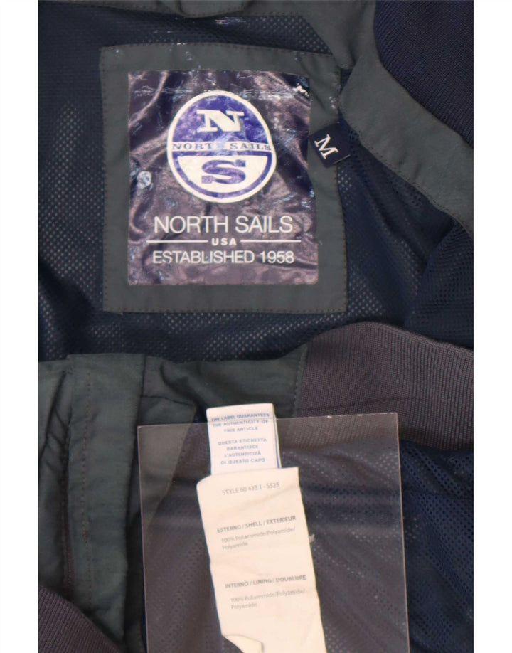 North Sails Herren Bomberjacke UK 38 Mittelgrünes Polyamid