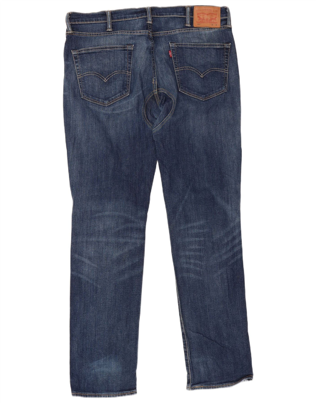 LEVI'S Herren 511 Slim Jeans W38 L34 Blaue Baumwolle